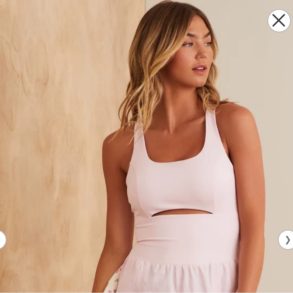 Altar'd State Cream Jumpsuit